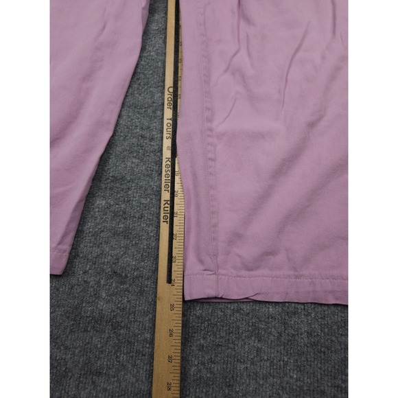 Big Bud Press Pants XS Pink Trouser Pleated High Rise Wide Leg Short - Picture 8 of 11
